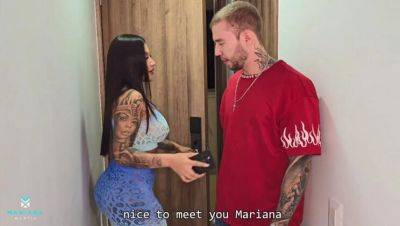 Mariana Martix - Hot Latina Mariana Martix gets fucked hard by cell phone technician - Big Tits, Big Ass, Cumshot - veryfreeporn.com - Colombia