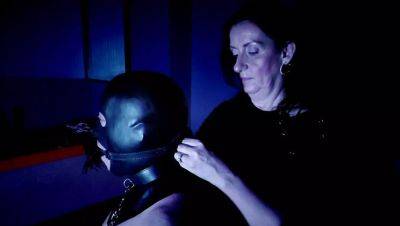 Hot French Mistress Claudiacuir Dominates Slave in Rough BDSM Duo - Spanking & Whipping Punishment - porntry.com - France