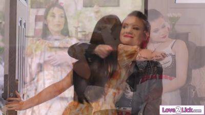 An akward situation can ALWAYS be solved by licking pussy - hotmovs.com