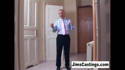 MILF Teacher vs 18yo Student Fucked by Old Jim at JimsCastings - hotmovs.com - Britain