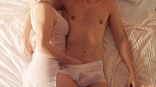 Loving Couple's romantic relaxed sex - ah-me.com