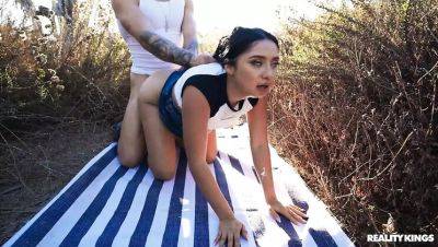 Reality Kings - Hot Paint Job on Big Tits & Pussy with Victor Ray & Ophelia Purr - veryfreeporn.com