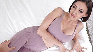 A Deep Massage from Stepson Leads Horny MILF Blaire Johnson Wanting Her Pussy Stretched Out and Fucked Hard - ah-me.com