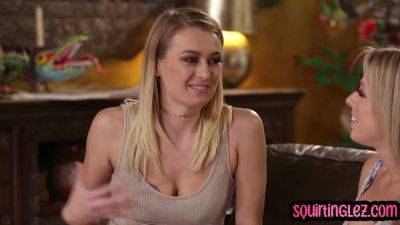 Busty cunts squirting in lesbian 4some - hotmovs.com