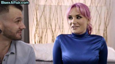 Pinkhair lingerie bae pounded in bisex 3some - hotmovs.com