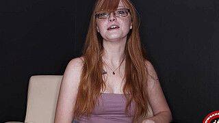 Ginger Sexy College Girl Takes 8 Guys - ah-me.com