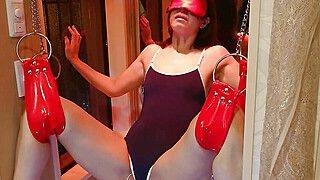 A masochist married woman is restrained and tortured. Continuous orgasm. - ah-me.com