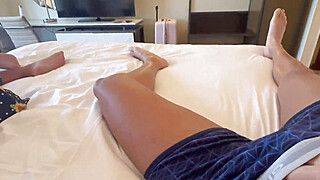 Pervy Stepbro Shares A Bed With His Thick Stepsis While On Vacation: He Creampies Her - ah-me.com