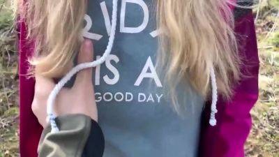 Sensual Blowjob In The Forest With Cum In Mouth 10 Min - hotmovs.com