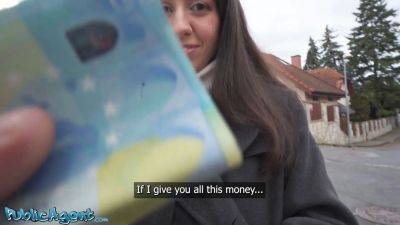 Public agent small russian Katty West public pick up Pov Blowjob hardcore pound with Big Dick - sexu.com - Russia