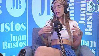 Better than her toys! MollySmith squirts all over the Sybian machine on Juan Bustos Podcast - ah-me.com