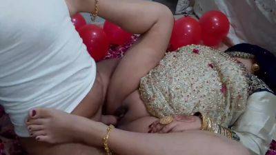 Indian Couple First Wedding Night - desi-porntube.com - India