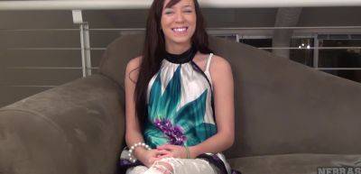 Hot Fresh Brunette Gets Naked And Dildo - inxxx.com