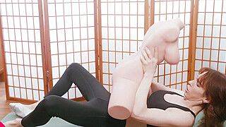 First time working out with new gym buddy - Emily Adaire fucks new Tantaly sex doll - ah-me.com