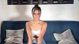 Modelo morena con brackets me da una mamada deliciosa a cambio de mis servicios - ah-me.com