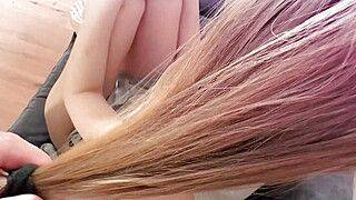 HOME EXCLUSIVE VIDEO: EXTRA SMALL FOOTJOB with BEAUTY-CUTIE - ah-me.com