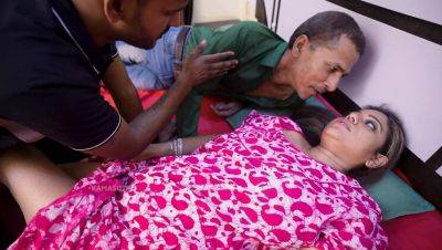 Hot Indian Stepmom Threesome - Big Natural Tits & Hardcore Fucking with Husband and Stepson - xxxfiles.com - India