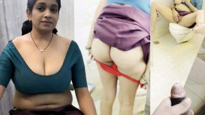 Desi Bhabhi Caught Changing Clothes - Doggy Fuck & Pee in Bathroom - xxxfiles.com - India