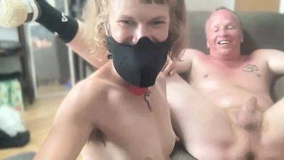 German Blonde Teases Boyfriend with Prostate Massage & Cock Milking - Loud Moans & Femdom Fun - xxxfiles.com - Germany