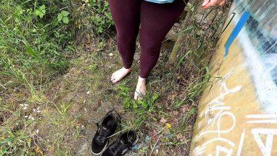 Big Tits Slapped Hard with Clamps - Rough Outdoor BDSM Punishment - xxxfiles.com - Germany