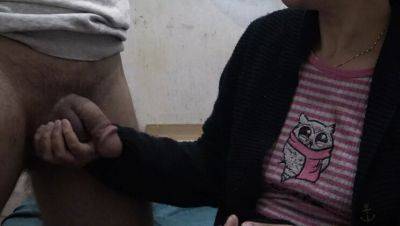 Stepmom Susan Teaches Virgin Stepson How To Jerk Off - First Time Handjob & Cumshot - xxxfiles.com