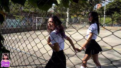 Hot Latina Alina Svetlana & Cindy Luna Skip Class for Wild Lesbian Sex - 4K HD - xxxfiles.com - Colombia - Venezuela