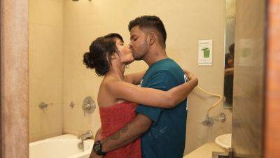 Relight Fucks SAWITA BHABHI Hard in Bathroom - Brutal 4K Indian Porn - xxxfiles.com - India