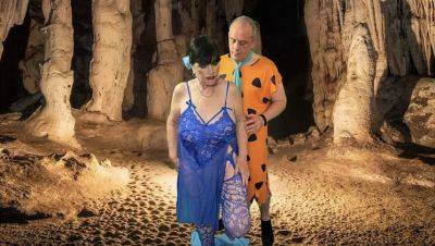 Granny Betty Rubble Fucks Fred Flintstone - Homemade BBW Cosplay Blowjob & Creampie - veryfreeporn.com
