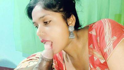 Desi Bhabhi Somausha Sucks Big Dick and Swallows Cum - Indian Village Sex - porntry.com - India