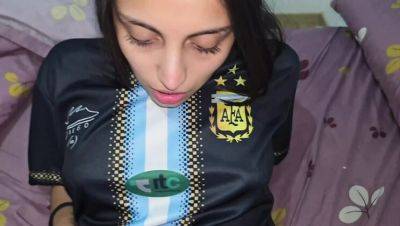 Best Friend Fucks Me Hard - Rough Doggy & Creampie - Big Cock Argentine Homemade - porntry.com - Argentina