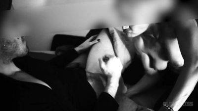 Amateur French Couple - Femdom Pegging & Prostate Massage with Big Natural Tits - porntry.com - France