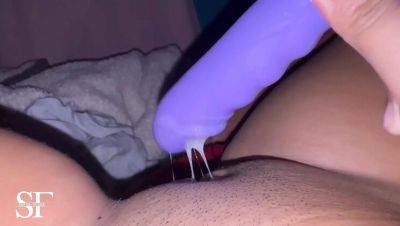 SofiasExxx Tests Her New Dildo in Tight Latina Pussy - Close-Up HD - veryfreeporn.com