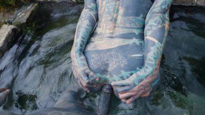 Hot Spring Public Anal Fuck with Tattooed Babe Anuskatzz - Rough Outdoor Sex & Cum - porntry.com