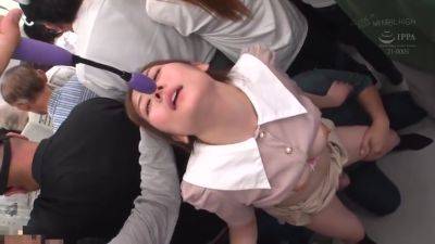 Nhdtc-037 Impaled Shame 3: A Fair-skinned Girl Is Pinned Between Two Men And Cannot Escape, With Both Her Top And Bottom Holes Blocked - videomanysex.com - Japan