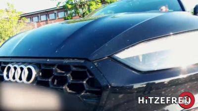 CAR BLOWJOB and PUBlIC FUCK at the parking lot: ELENA LUX - Hitzefrei - hotmovs.com