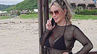 Outdoor sex with a stranger I met on the beach - Max Betancur and Tatiana Alvarez - ah-me.com - Colombia