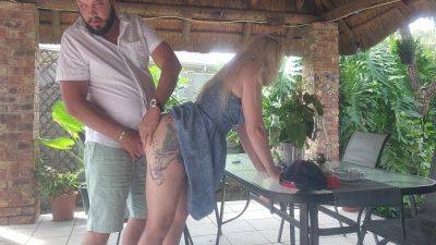 Fucking My Neighbours Wife Creampie On The Patio - hclips.com