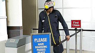 Eva Angelina - Sunny Lane - Not Airplane XXX Flight Attendants Scene 6. Eva Angelina, Sunny Lane, Eric Swiss - ah-me.com - Switzerland