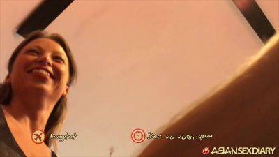 Blonde Mistress For Christmas Gets Filled On Asian Sex Diary - hotmovs.com