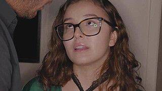 Danny Mountain - Leana Lovings - New Sensations - Nerdy Hotel Manager Has A Very Wet Pussy (Leana Lovings) - ah-me.com