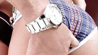 Busty bikini MILFS in high heels pussybanged in 3some - ah-me.com