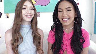 Mike Adriano - Bianca Bangs - NYMPHO Sharing Myra Moans and Bianca Bangs - ah-me.com