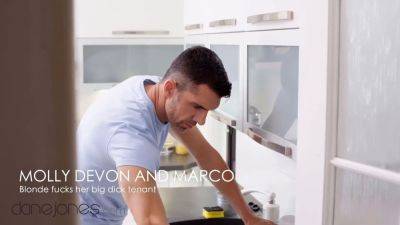 Dane Jones petite blond molly devon pounds and sucks a Big Dick till ejaculation - sexu.com - Russia