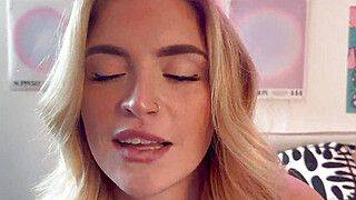 Perfect Body Blonde Babe Gets Caught Masturbating, Asks Me to Stay and Fuck Her - ah-me.com