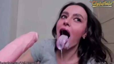 Hot Ahegao Face with Dildo Cumshot and Spit - xxxfiles.com