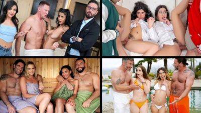 Jane Wilde - Riley Star - Crystal Rush - Chloe Temple - Tony Rubino - Mike Mancini - Freya Von Doom - Joshua Lewis - Hot Swappz Compilation with Riley Star & Jane Wilde - Blowjob, Doggy & Rough Sex in 4K - xxxfiles.com