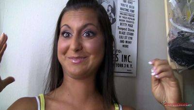 Cassidy Morgan POV Blowjob - Amateur Brunette Gets Messy Facial - xxxfiles.com