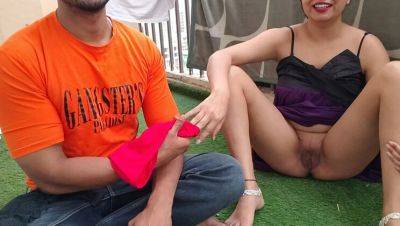 Desi Bhabhi Fucks Hard - Outdoor Card Game Turns Sexy - Hindi Dirty Talk - veryfreeporn.com - India