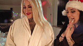 Christmas love as Evilyn Ink rides the Tremor with Misha - ah-me.com