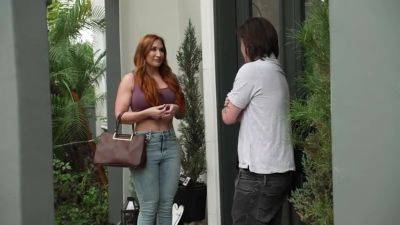 Sophia Locke - Busty redhead Sophia Locke gets her needs fulfilled with her boyfriend's son's cock - hotmovs.com - Usa